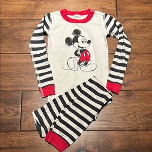 Disney Black and White Mickey Mouse Pajama Set